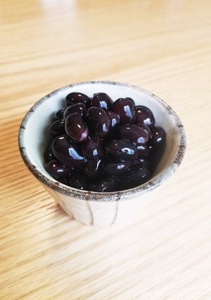 圧力鍋で簡単おせち☆後味すっきり黒豆煮-レシピのメイン写真