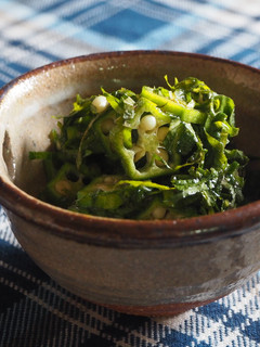 オクラと青シソの麺つゆ和え-レシピのメイン写真
