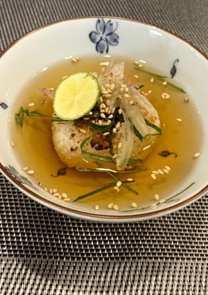 焼きおにぎりの冷やしだし茶漬け-レシピのメイン写真