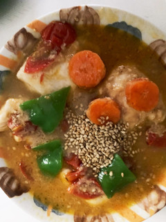 レンジだけ野菜たっぷり棒々鶏風煮-レシピのメイン写真