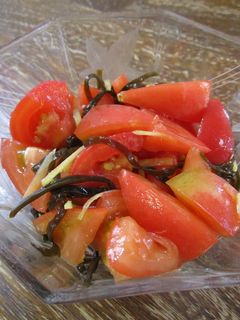 簡単 小鉢!トマトの塩昆布和え-レシピのメイン写真