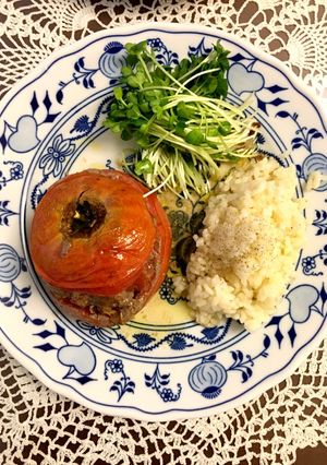 トマトのファルシー-レシピのメイン写真