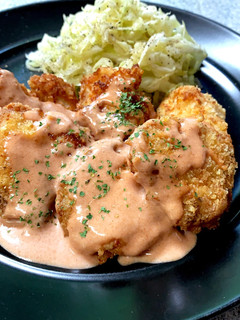 ヘルシー!濃厚オーロラソースのチキンカツ-レシピのメイン写真