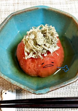 超簡単 トマトのお浸し 冷やしおでん-レシピのメイン写真