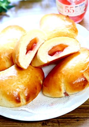 ふわふわジャムパン＊市販のジャムで簡単！-レシピのメイン写真