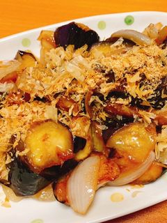 茄子の梅ぽん酢炒め-レシピのメイン写真