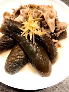 糖質制限★豚肉となすのしょうが煮浸し-レシピのメイン写真