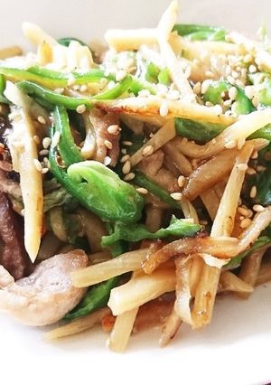本格(●´ω`●)豚の青椒肉絲-レシピのメイン写真