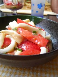 イカとトマトの酢味噌あえ-レシピのメイン写真