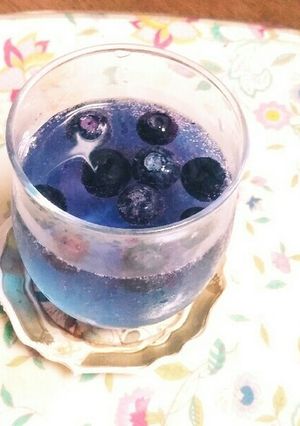 南国の海⛅ハワイアンブルーベリーサイダー-レシピのメイン写真
