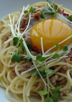 3色ひき肉のペペロンチーノ-レシピのメイン写真