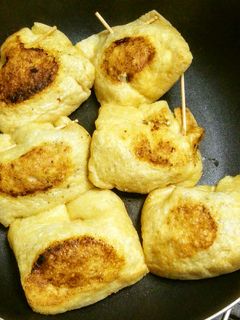 油揚げの玉ねぎツナチーズ包み焼き-レシピのメイン写真