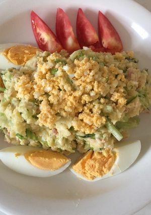 レンジで簡単！野菜たっぷりのポテトサラダ-レシピのメイン写真
