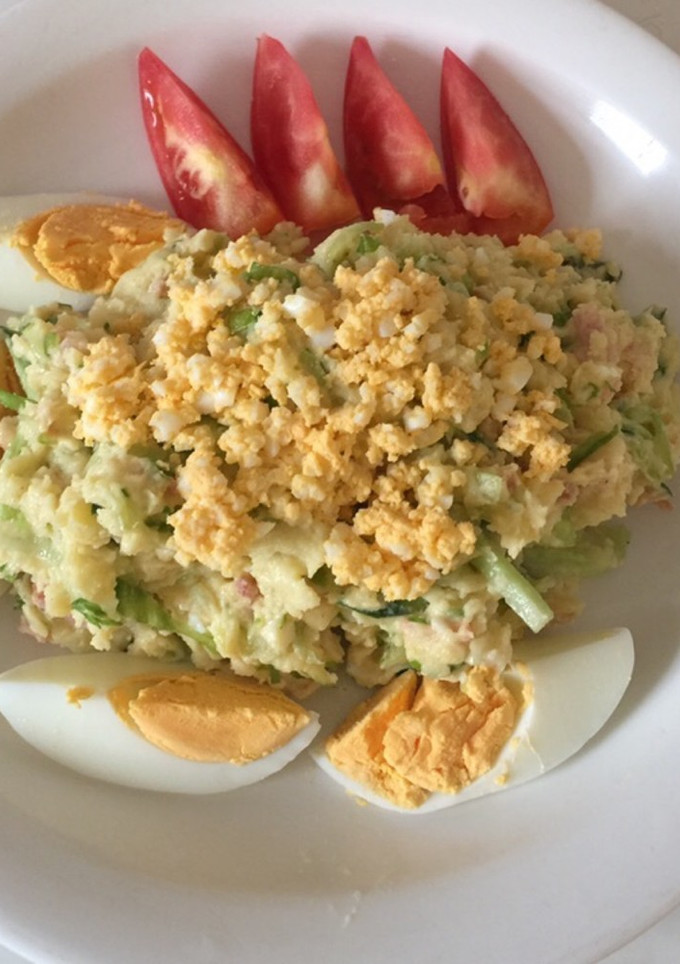 レンジで簡単！野菜たっぷりのポテトサラダ-レシピのメイン写真