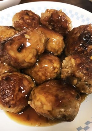 揚げない黒酢あんの肉団子-レシピのメイン写真