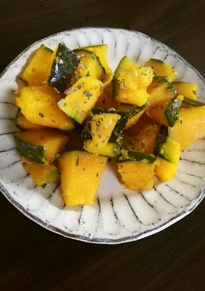 かぼちゃのニンニクコンソメ炒め-レシピのメイン写真