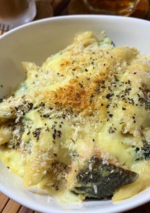 鮭とほうれん草のおからパウダーグラタン-レシピのメイン写真