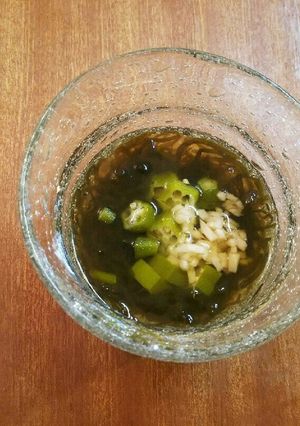 もずく酢 おくら 生姜-レシピのメイン写真