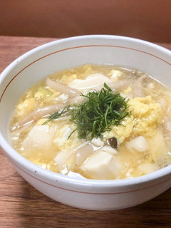 優しい✽豆腐のきのこと玉子の出汁あんかけ-レシピのメイン写真