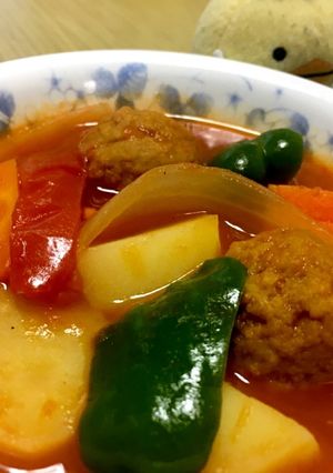 ミートボールのフレッシュトマト煮-レシピのメイン写真