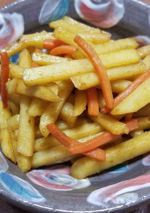 皆大好き♪じゃがいものカレーきんぴら-レシピのメイン写真