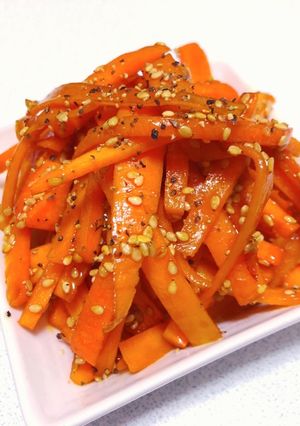 調味料は3つだけ!人参のきんぴら-レシピのメイン写真