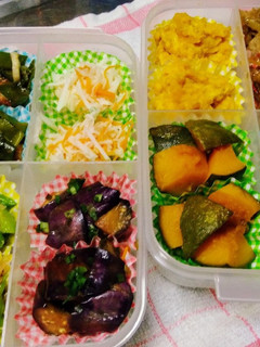 冷凍で作り置きお弁当副菜8月最終週-レシピのメイン写真