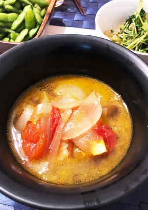 トマトと鶏肉のさっぱりスープ-レシピのメイン写真