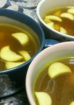 アスパラとベーコンのカレーコンソメスープ-レシピのメイン写真