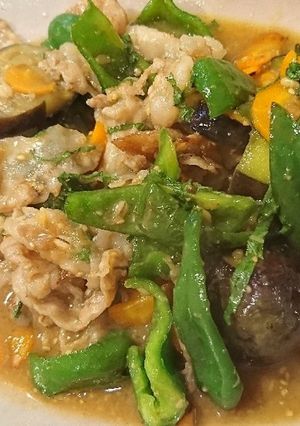 夏野菜の元気になる味噌炒め-レシピのメイン写真
