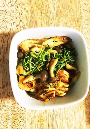 豆苗とちくわのカレー風味-レシピのメイン写真