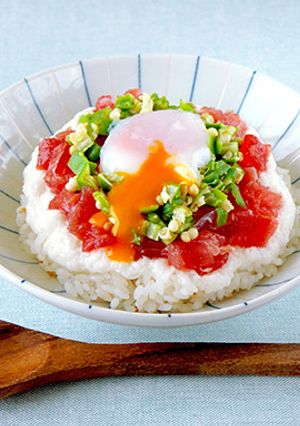 まぐろとオクラのねばねば丼-レシピのメイン写真