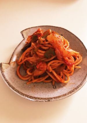 ケチャップとトマト缶のナポリタン-レシピのメイン写真