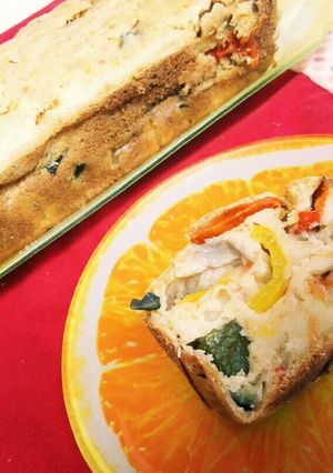 イタリアン!夏野菜のケークサレ♪-レシピのメイン写真