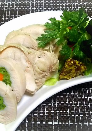 彩り野菜のチキンロール-レシピのメイン写真
