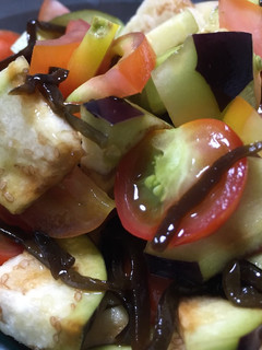 夏野菜の残り物サラダ-レシピのメイン写真