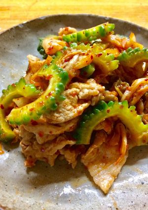 焼肉のたれでゴーヤぶたキムチ-レシピのメイン写真