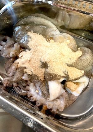 生ダコの意外なぬめり取り-レシピのメイン写真