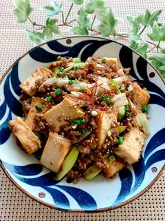 簡単・節約!厚揚げと豚ひき肉の甘辛炒め-レシピのメイン写真