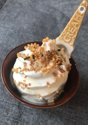 無限スイーツ☆おにぎりせんべい味アイス-レシピのメイン写真