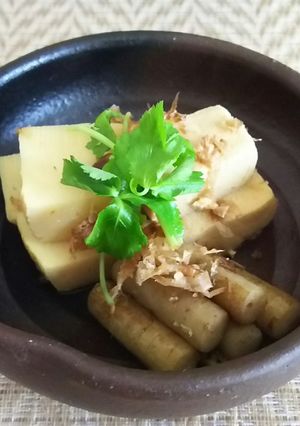 ゴボウと高野豆腐の炊き合わせ-レシピのメイン写真