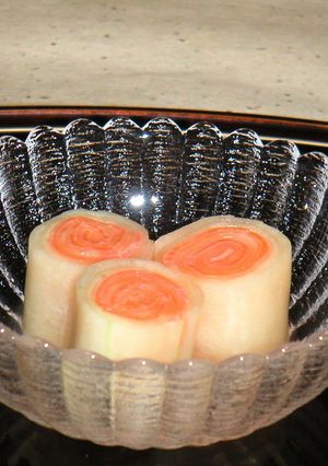 加賀太きゅうりのきぬた巻き（サーモン）-レシピのメイン写真