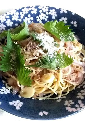 玉葱とツナの和風パスタ♪-レシピのメイン写真