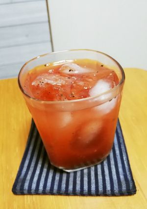 [お酒]焼酎のトマトジュース割り-レシピのメイン写真
