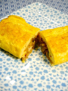 簡単!サバの蒲焼☆卵巻き-レシピのメイン写真