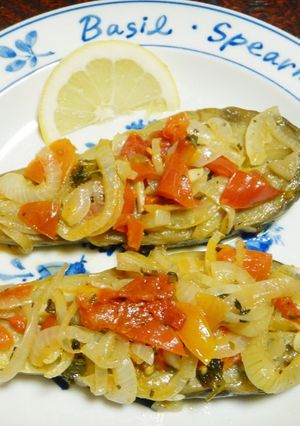 トローリ冷たい!ナスとトマトの蒸し焼き-レシピのメイン写真