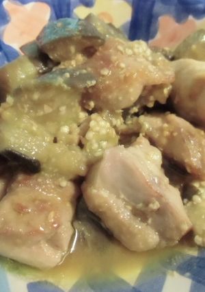 なすと鶏もも肉のみそ炒め煮-レシピのメイン写真