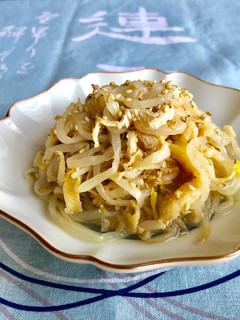 薄揚げともやしの酢の物*胡麻風味-レシピのメイン写真