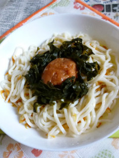 辛子明太子&わかめの冷やしうどん-レシピのメイン写真