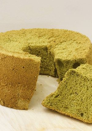 抹茶シフォンケーキ-レシピのメイン写真